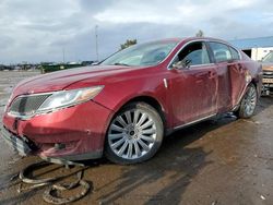 Salvage cars for sale at Woodhaven, MI auction: 2013 Lincoln MKS