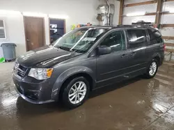 Salvage cars for sale at Pekin, IL auction: 2016 Dodge Grand Caravan SXT