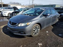 Salvage cars for sale at New Britain, CT auction: 2013 Honda Civic EXL