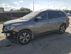 Salvage cars for sale at auction: 2017 Nissan Pathfinder S