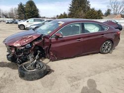 Salvage cars for sale at Finksburg, MD auction: 2016 Toyota Avalon XLE