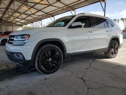 Salvage cars for sale at Cartersville, GA auction: 2019 Volkswagen Atlas SEL Premium