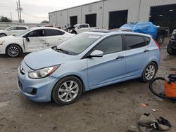 Salvage cars for sale at Jacksonville, FL auction: 2013 Hyundai Accent GLS