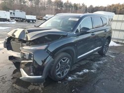 Salvage cars for sale at Exeter, RI auction: 2022 Hyundai Santa FE Limited