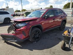 Salvage cars for sale from Copart Miami, FL: 2019 Toyota Rav4 LE