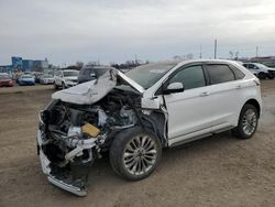 Salvage cars for sale at Des Moines, IA auction: 2021 Ford Edge Titanium