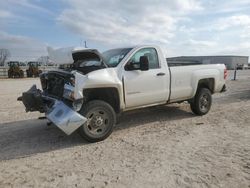 Salvage cars for sale from Copart New Braunfels, TX: 2018 Chevrolet Silverado C2500 Heavy Duty