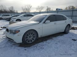 Salvage cars for sale at Chicago Heights, IL auction: 2005 BMW 745 LI