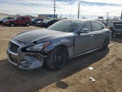 Salvage cars for sale at Colorado Springs, CO auction: 2015 Infiniti Q70 3.7