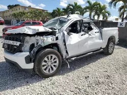 Salvage cars for sale at Opa Locka, FL auction: 2022 Chevrolet Silverado LTD C1500 Custom