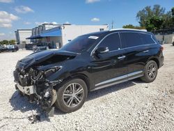 Salvage cars for sale at Opa Locka, FL auction: 2017 Infiniti QX60