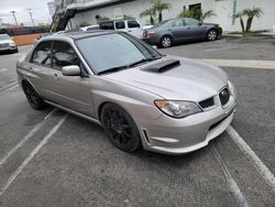 Salvage cars for sale at Van Nuys, CA auction: 2006 Subaru Impreza WRX STI