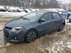 Salvage cars for sale at North Billerica, MA auction: 2016 Toyota Corolla L