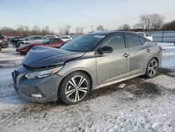 Salvage cars for sale at Chicago Heights, IL auction: 2021 Nissan Sentra SR