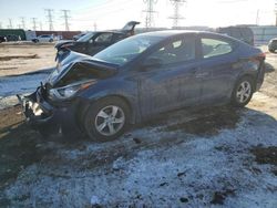 Salvage cars for sale at Elgin, IL auction: 2015 Hyundai Elantra SE