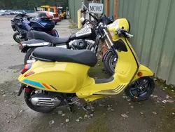 Salvage motorcycles for sale at Graham, WA auction: 2024 Vespa Primavera