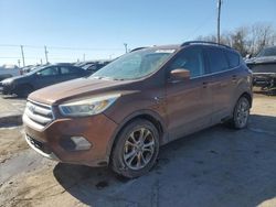 Salvage cars for sale at auction: 2017 Ford Escape SE