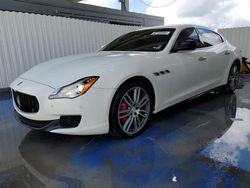 Salvage cars for sale at West Palm Beach, FL auction: 2016 Maserati Quattroporte S