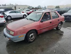 Plymouth Sundance salvage cars for sale: 1992 Plymouth Sundance America