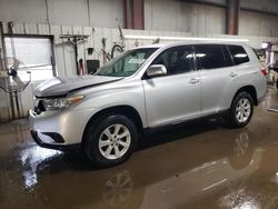 Toyota Highlander Base salvage cars for sale: 2012 Toyota Highlander Base