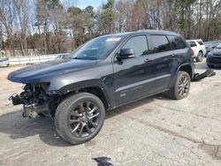 Salvage cars for sale at Austell, GA auction: 2016 Jeep Grand Cherokee Limited