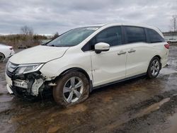 Salvage cars for sale at Columbia Station, OH auction: 2018 Honda Odyssey EXL