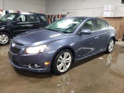 Salvage cars for sale at Elgin, IL auction: 2014 Chevrolet Cruze LTZ