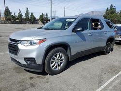 Salvage cars for sale from Copart Rancho Cucamonga, CA: 2019 Chevrolet Traverse LS