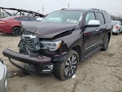 Toyota salvage cars for sale: 2019 Toyota Sequoia Limited