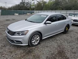 Salvage cars for sale at Riverview, FL auction: 2016 Volkswagen Passat S