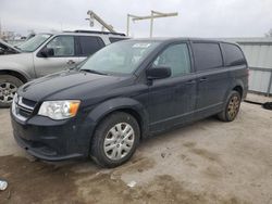 Salvage cars for sale at Kansas City, KS auction: 2018 Dodge Grand Caravan SE