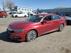 Salvage cars for sale from Copart Albuquerque, NM: 2020 Honda Accord Touring Hybrid