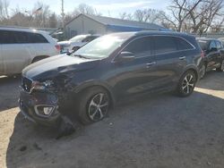 Salvage cars for sale at Wichita, KS auction: 2018 KIA Sorento EX