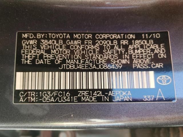 2010 Toyota Corolla Base