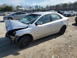 Salvage cars for sale at Charles City, VA auction: 2010 KIA Forte LX