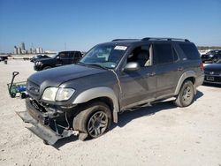 Salvage cars for sale at New Braunfels, TX auction: 2004 Toyota Sequoia SR5