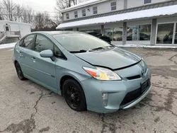 Salvage cars for sale at North Billerica, MA auction: 2015 Toyota Prius