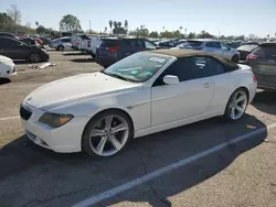 BMW 6 Series Vehiculos salvage en venta: 2005 BMW 645 CI Automatic