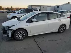 Salvage cars for sale at Vallejo, CA auction: 2020 Toyota Prius Prime LE