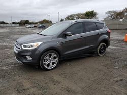 Salvage cars for sale at auction: 2019 Ford Escape Titanium