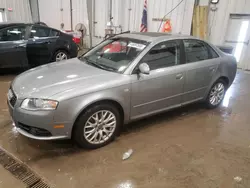 Salvage cars for sale at Franklin, WI auction: 2008 Audi A4 2.0T Quattro