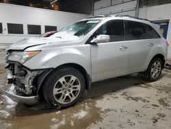 Salvage cars for sale at Blaine, MN auction: 2007 Acura MDX Technology