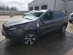 Salvage cars for sale from Copart Rogersville, MO: 2015 Jeep Cherokee Trailhawk