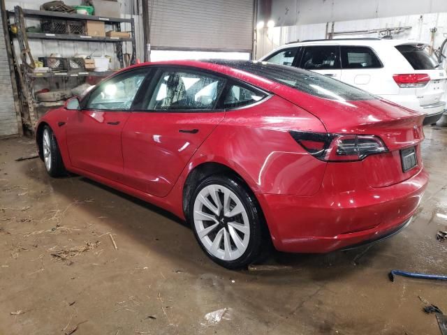 2022 Tesla Model 3