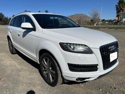 Salvage cars for sale at Rancho Cucamonga, CA auction: 2014 Audi Q7 Premium Plus