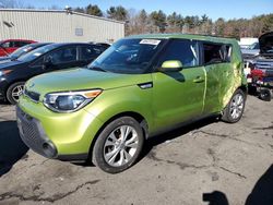 Salvage cars for sale at Exeter, RI auction: 2015 KIA Soul +