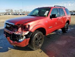 Salvage cars for sale at Pekin, IL auction: 2008 Ford Explorer XLT