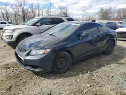 Salvage cars for sale at Baltimore, MD auction: 2013 Honda Civic LX