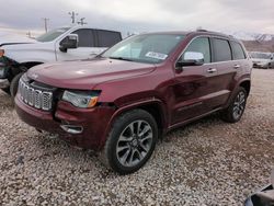 SUV salvage a la venta en subasta: 2018 Jeep Grand Cherokee Overland