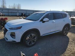 Salvage cars for sale at Arlington, WA auction: 2019 Hyundai Santa FE Limited